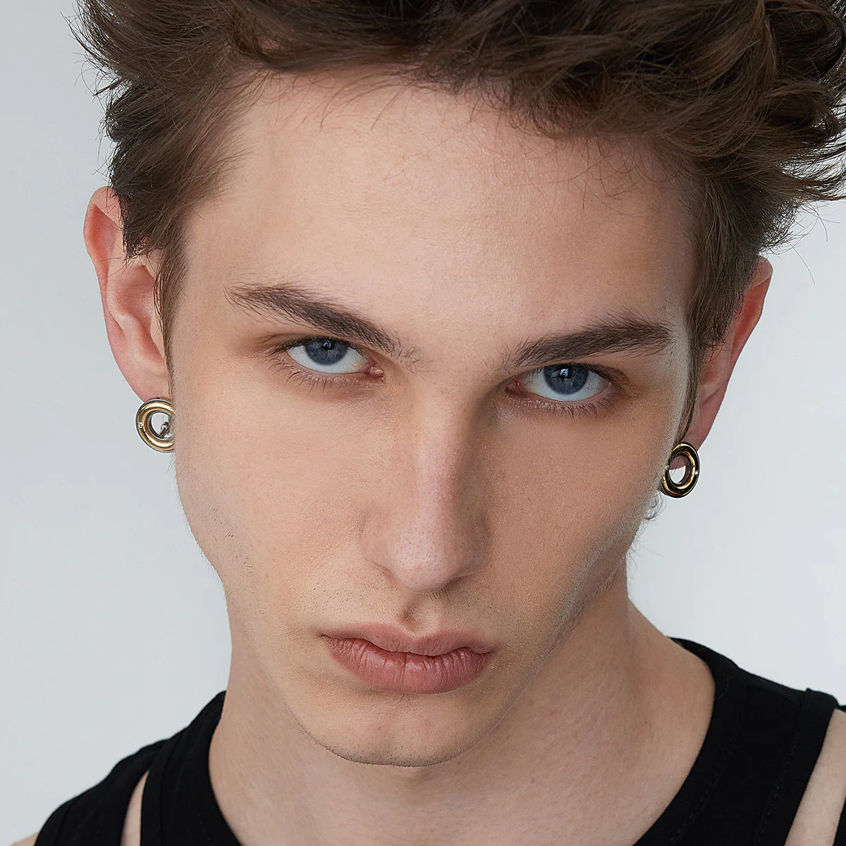 Gold and Silver Color Matching Whistle Candy Ear Clip - Image 4