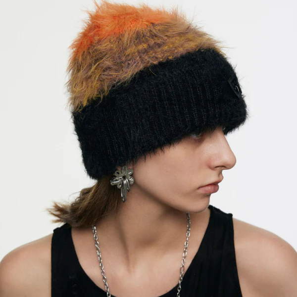 Gradient Color Knit Beanie - Image 4