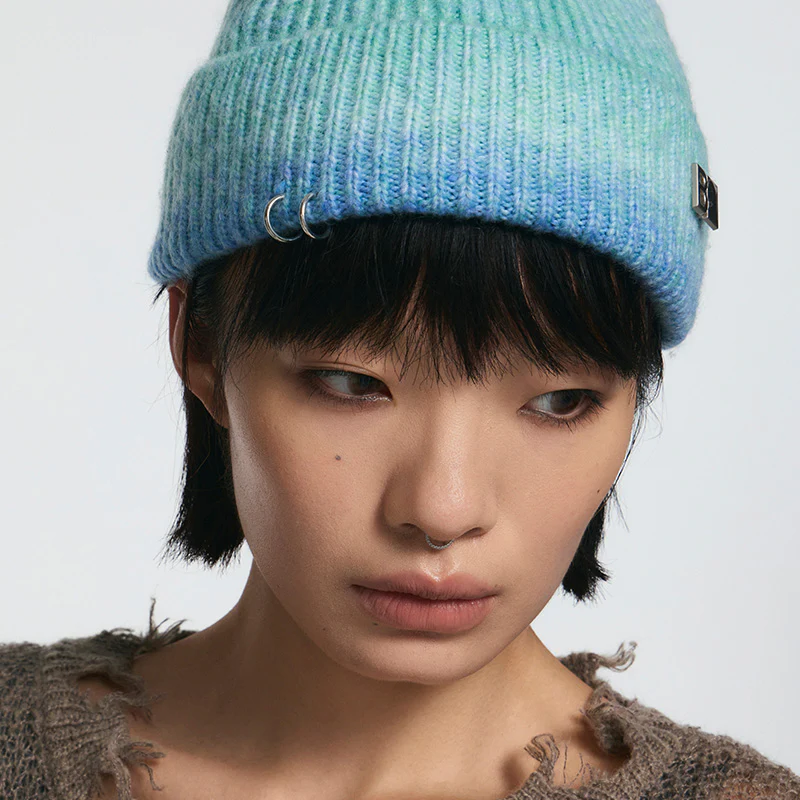Gradient Knit Beanie - Image 5