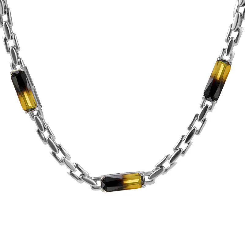 Gradient Tourmaline Handmade Necklace - Image 2