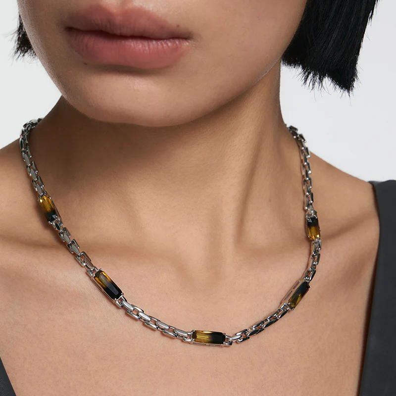 Gradient Tourmaline Handmade Necklace - Image 4
