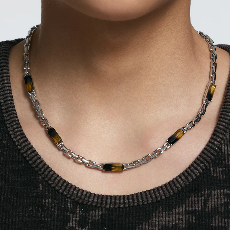 Gradient Tourmaline Handmade Necklace - Image 5