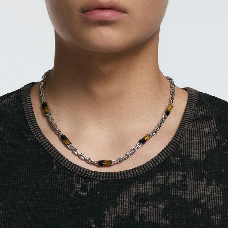 Gradient Tourmaline Handmade Necklace - Image 6