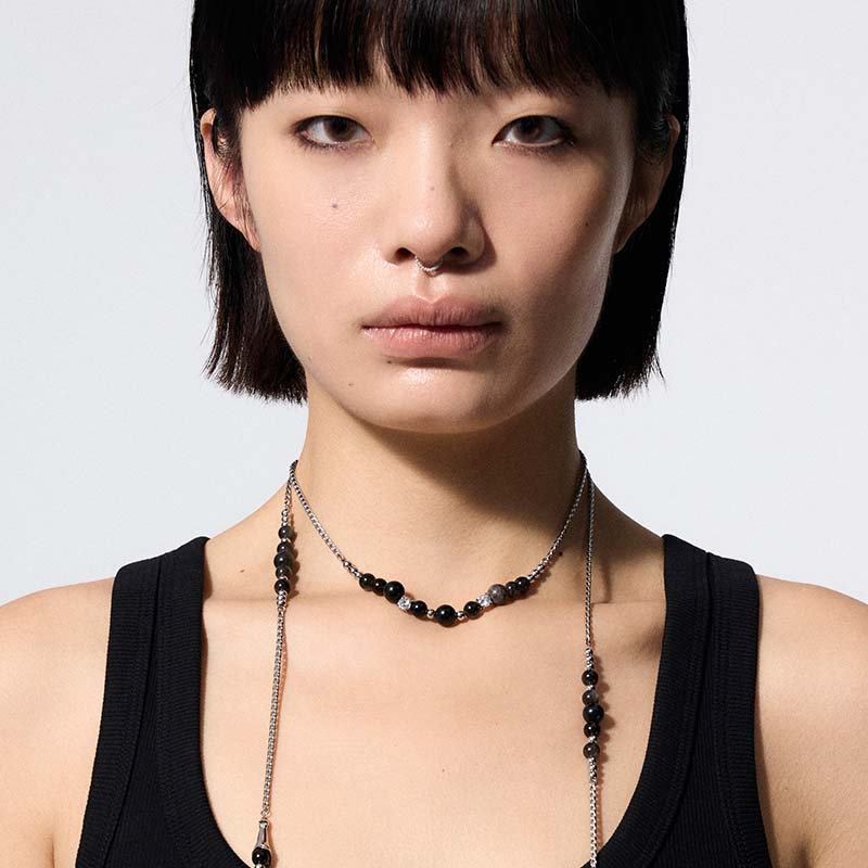 Guardian Bell Long Sweater Necklace - Image 3