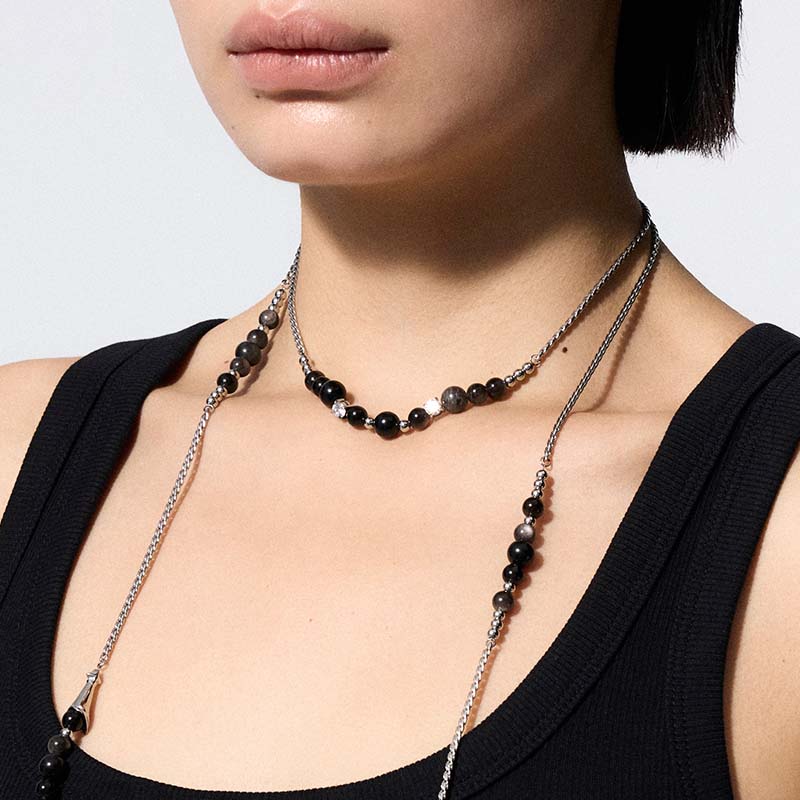 Guardian Bell Long Sweater Necklace - Image 4