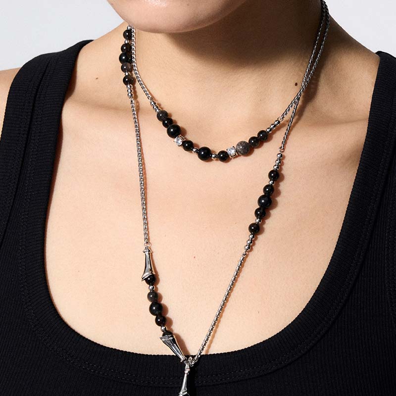 Guardian Bell Long Sweater Necklace - Image 5