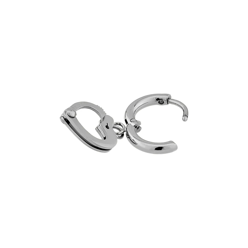 GX339-4 Heart Hoop Earrings - Image 6
