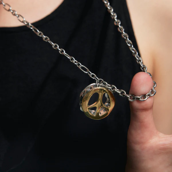 Hand Drum Sweater Necklace - Image 3