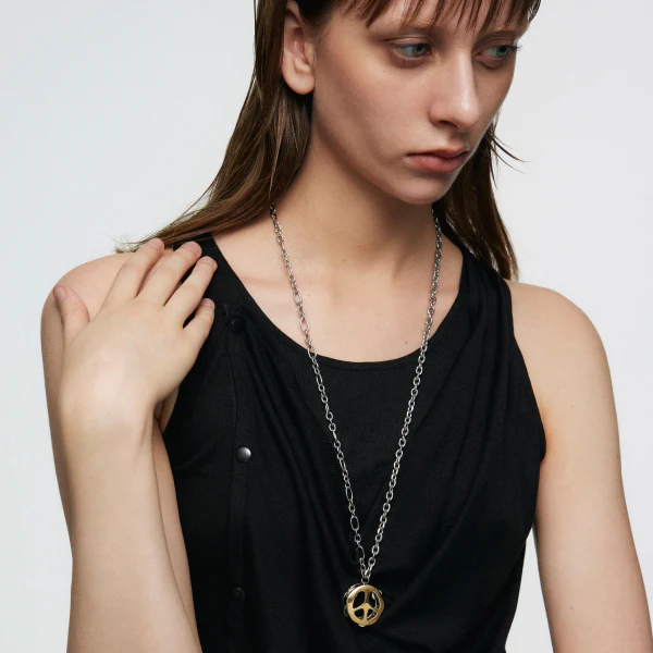 Hand Drum Sweater Necklace - Image 5