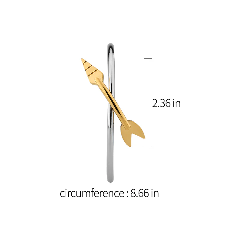 Killer Bunny Bicolor Arrow Cross Bangle - Image 5