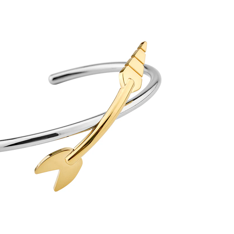 Killer Bunny Bicolor Arrow Cross Bangle - Image 6