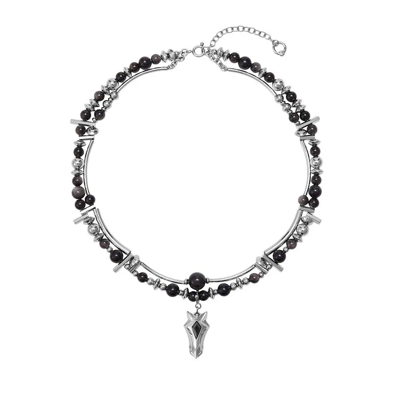 Knight Armor Beaded Necklace