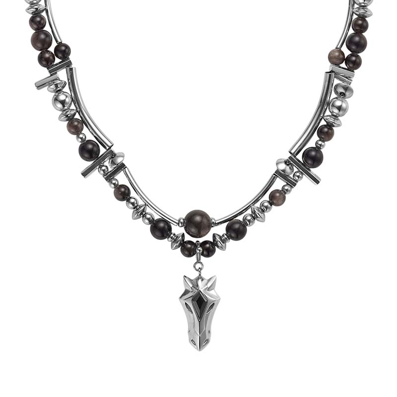 Knight Armor Beaded Necklace - Image 2