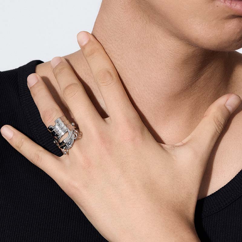 Knight Armor Double-Layer Ring - Image 3