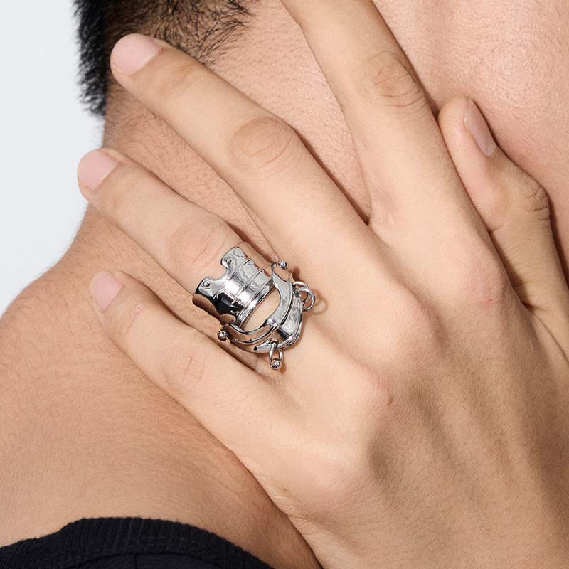 Knight Armor Double-Layer Ring - Image 4