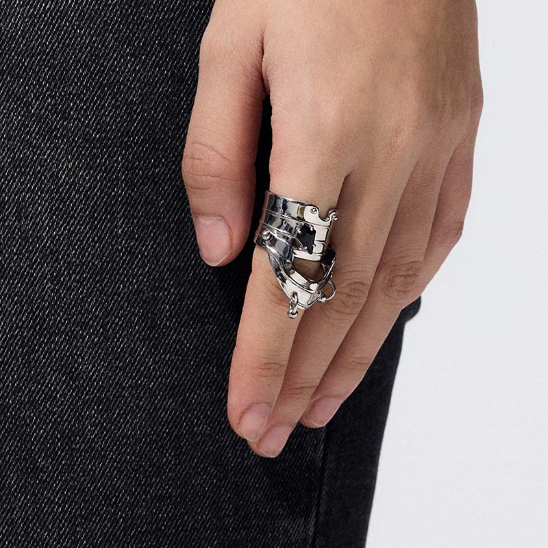 Knight Armor Double-Layer Ring - Image 6
