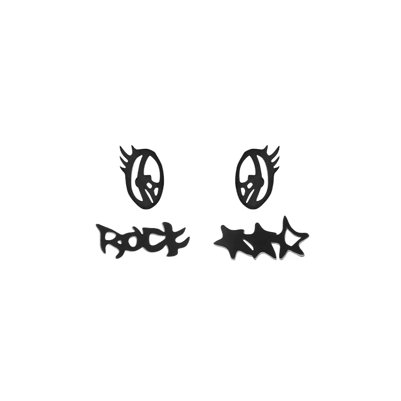 Latrinalia Fun Monogram Stud Earrings - Image 6