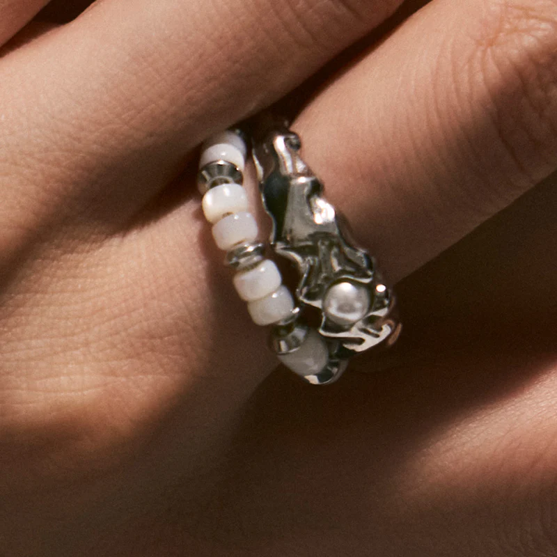 Layered Siren Bone Ring - Image 6