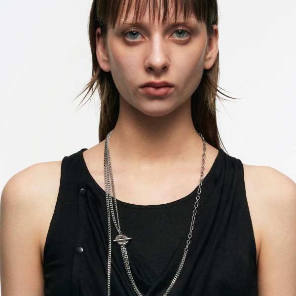 Long Feather Sweater Necklace - Image 6