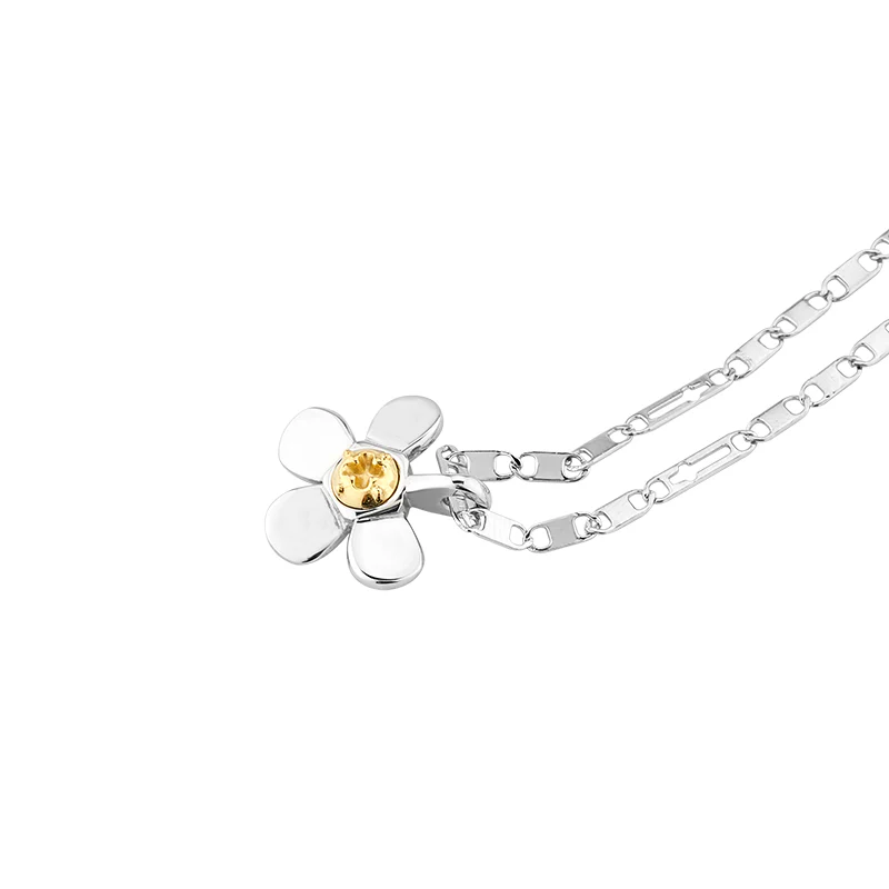 Mechanical Garden 2.0 Flowers Bicolor Necklace - Image 6
