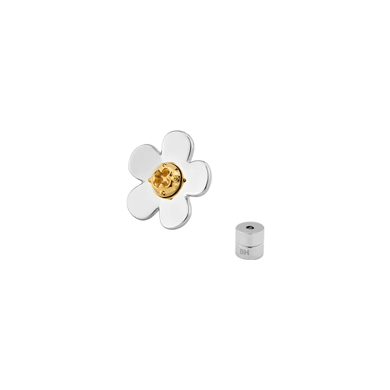 Mechanical Garden 2.0 Flowers Bicolor Stud Earrings - Image 6