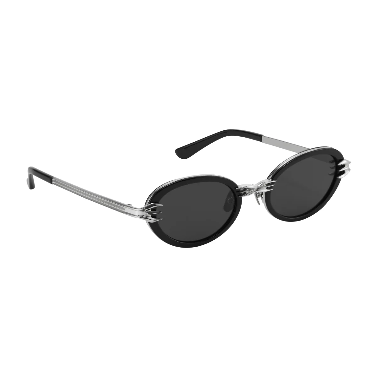Metal Retro Round Frame Sunglasses - Image 2