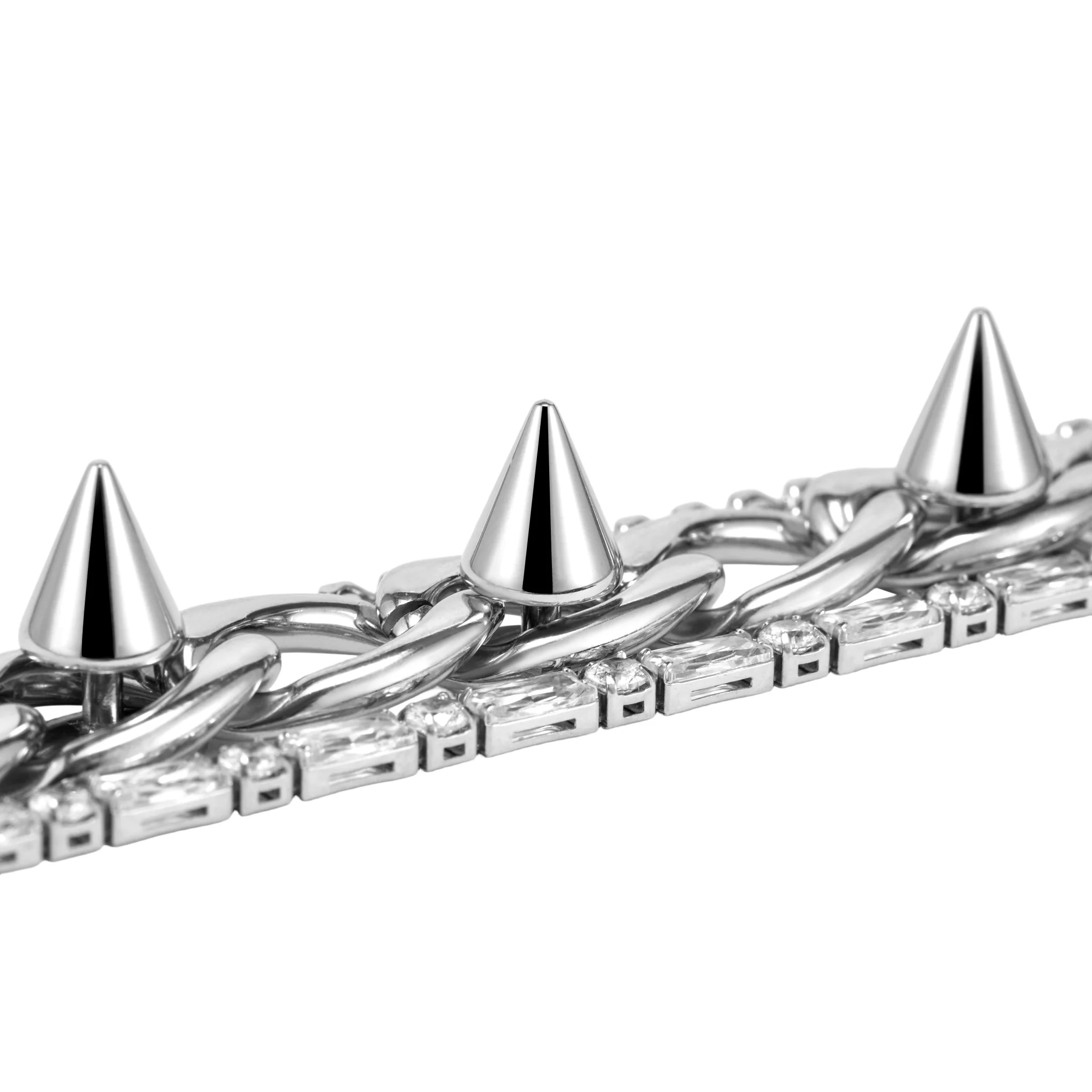 Multi-Layer Stud Chain Bracelet - Image 5