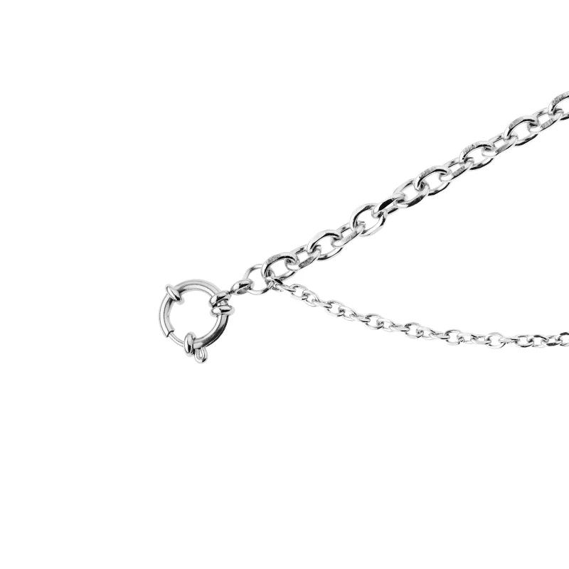 Neon Jungle Tourmaline Gemstone Double Shoelace Chain - Image 6