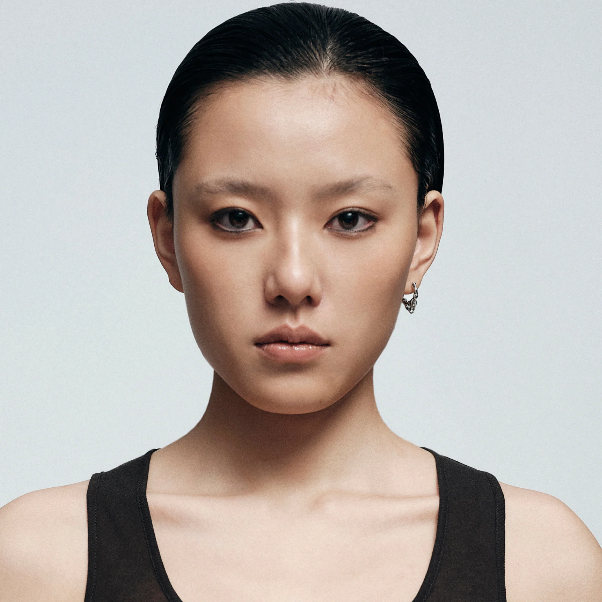 Night Cat Bone Joint Hoop Earring (Single) - Image 4