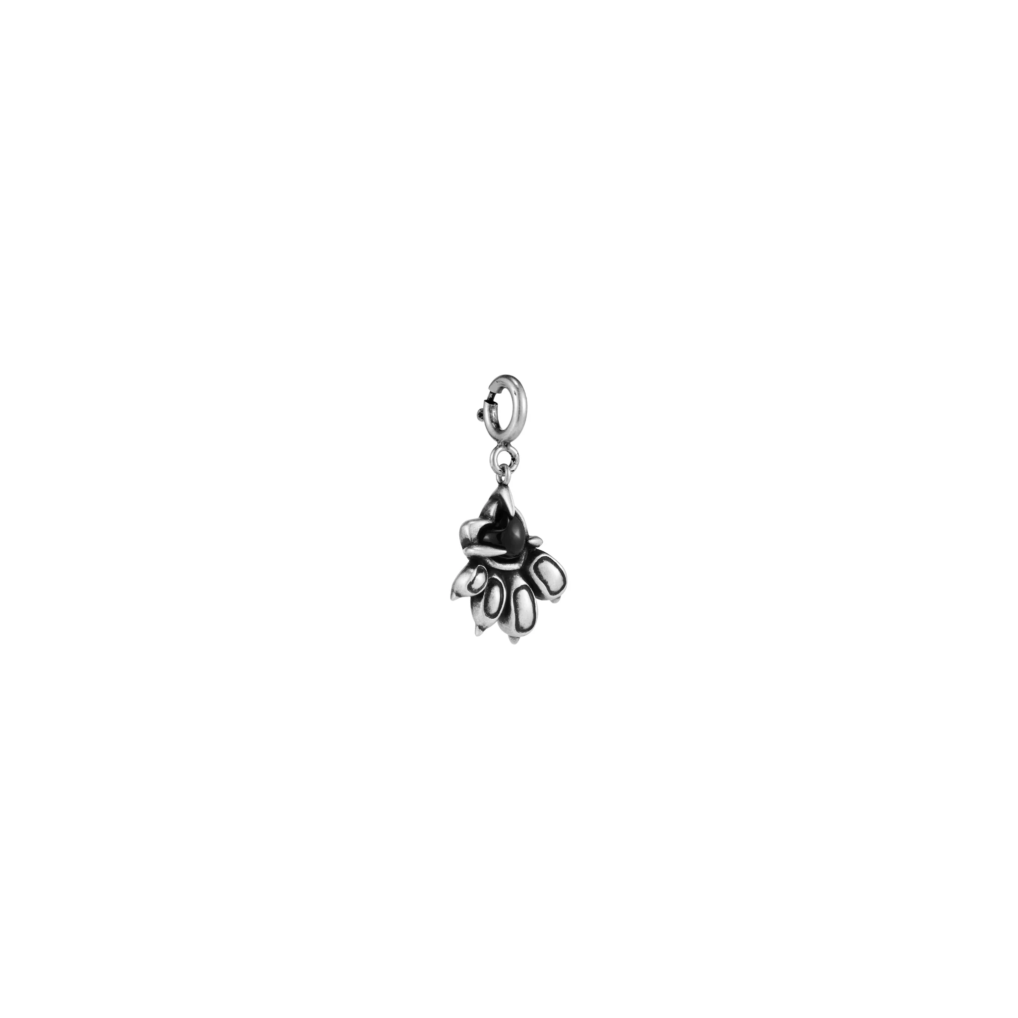 Night Cat Claw Black Agate Pendant - Image 4