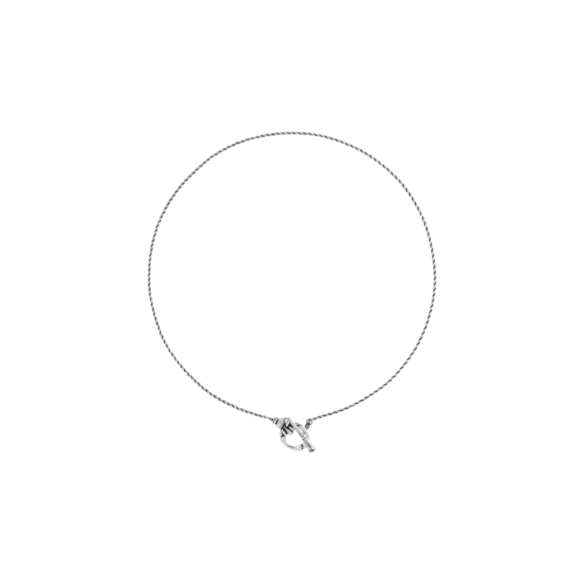 Night Cat Claw T-Bar Chain Necklace