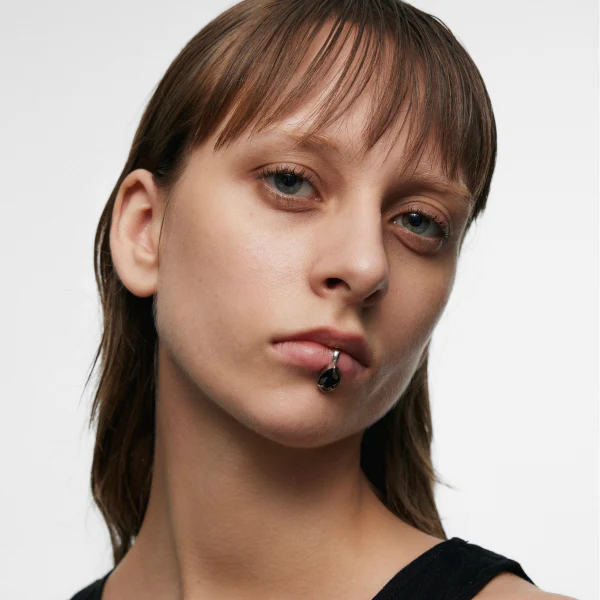 Non-Piercing Zircon Lip Clip Set - Image 4