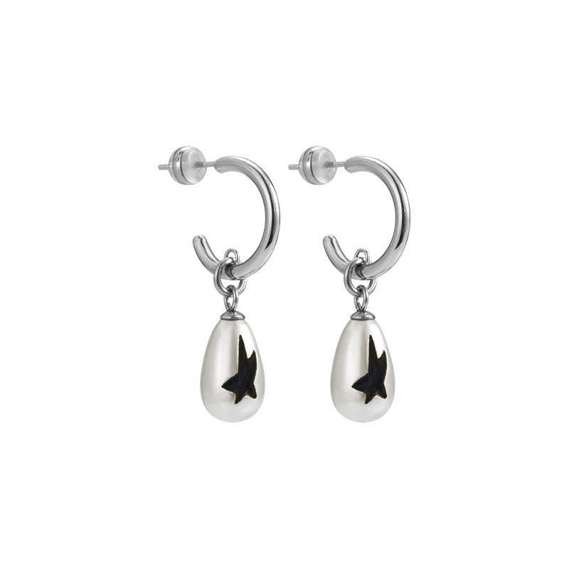 Pearl Graffiti Earrings - Image 2