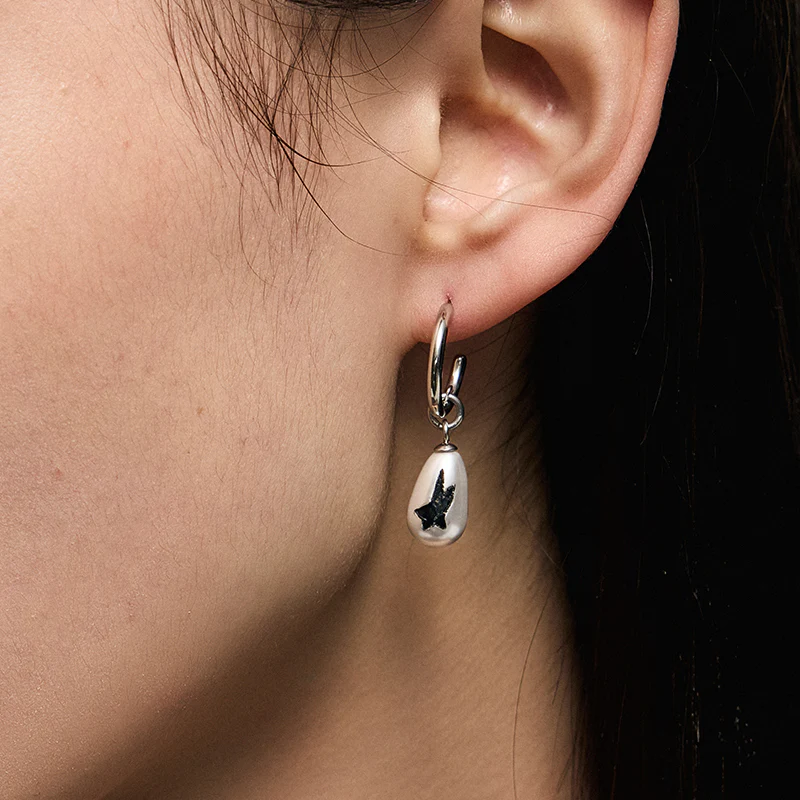 Pearl Graffiti Earrings - Image 6