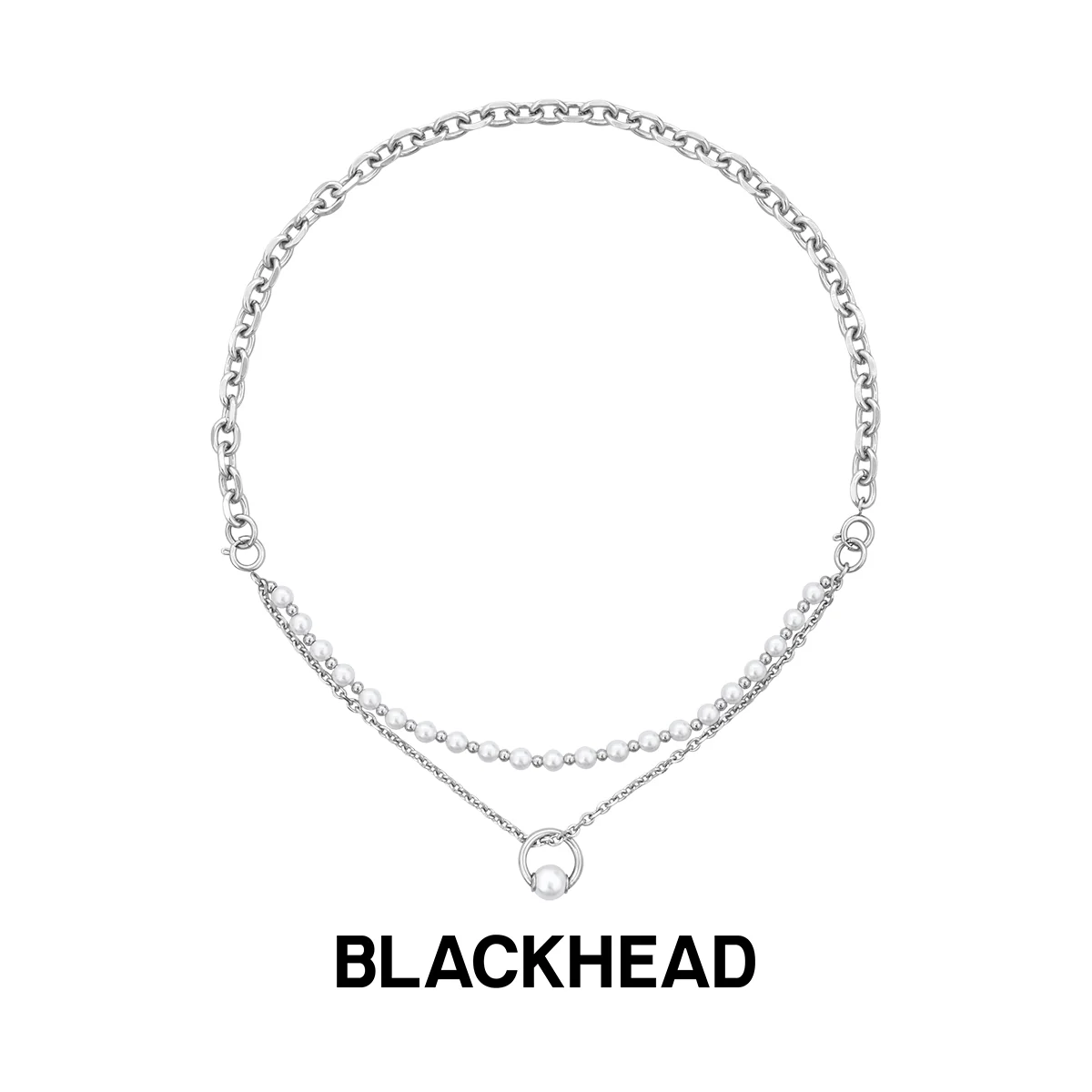 Pearl Piercing Ring Pendant Detachable Necklace/Bracelet - Image 6