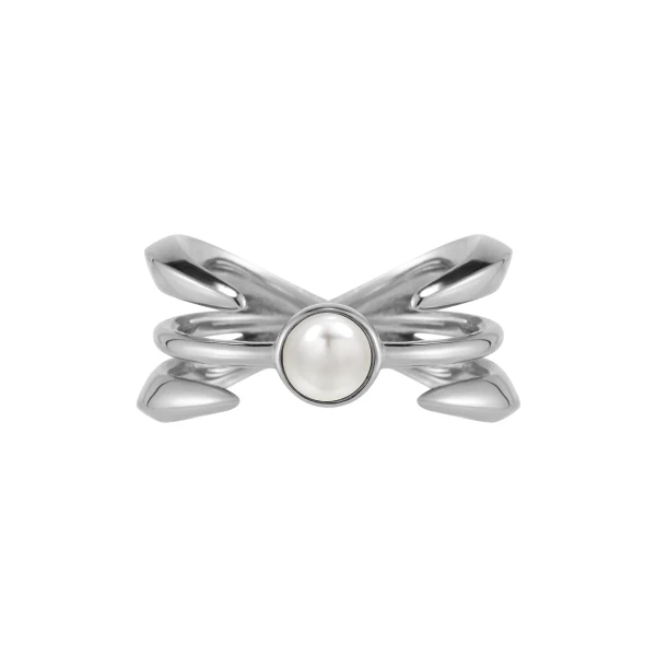 Pearl Stacking Ring Set - Image 3