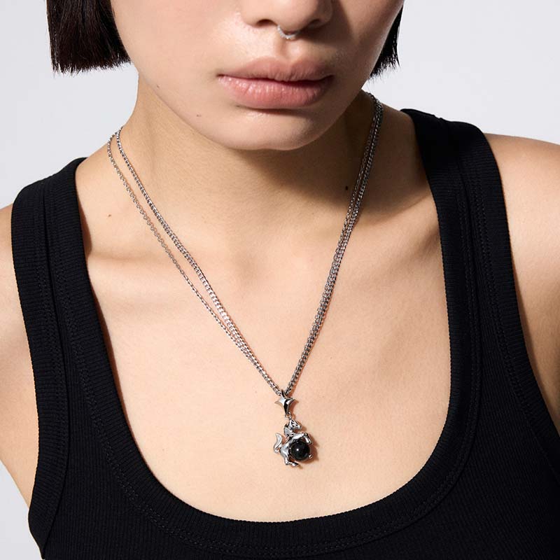 Pegasus Meteor Pendant Necklace - Image 4