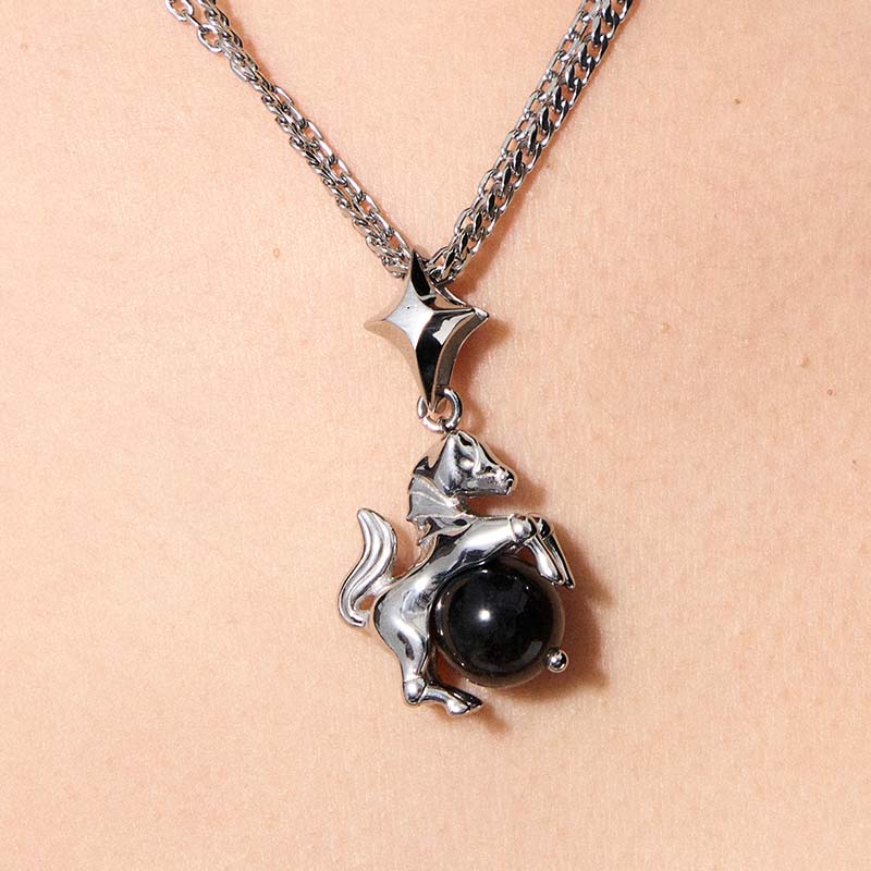 Pegasus Meteor Pendant Necklace - Image 5