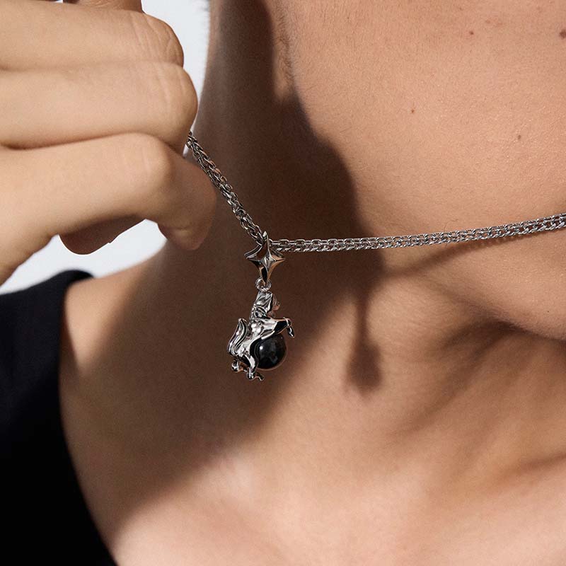 Pegasus Meteor Pendant Necklace - Image 6