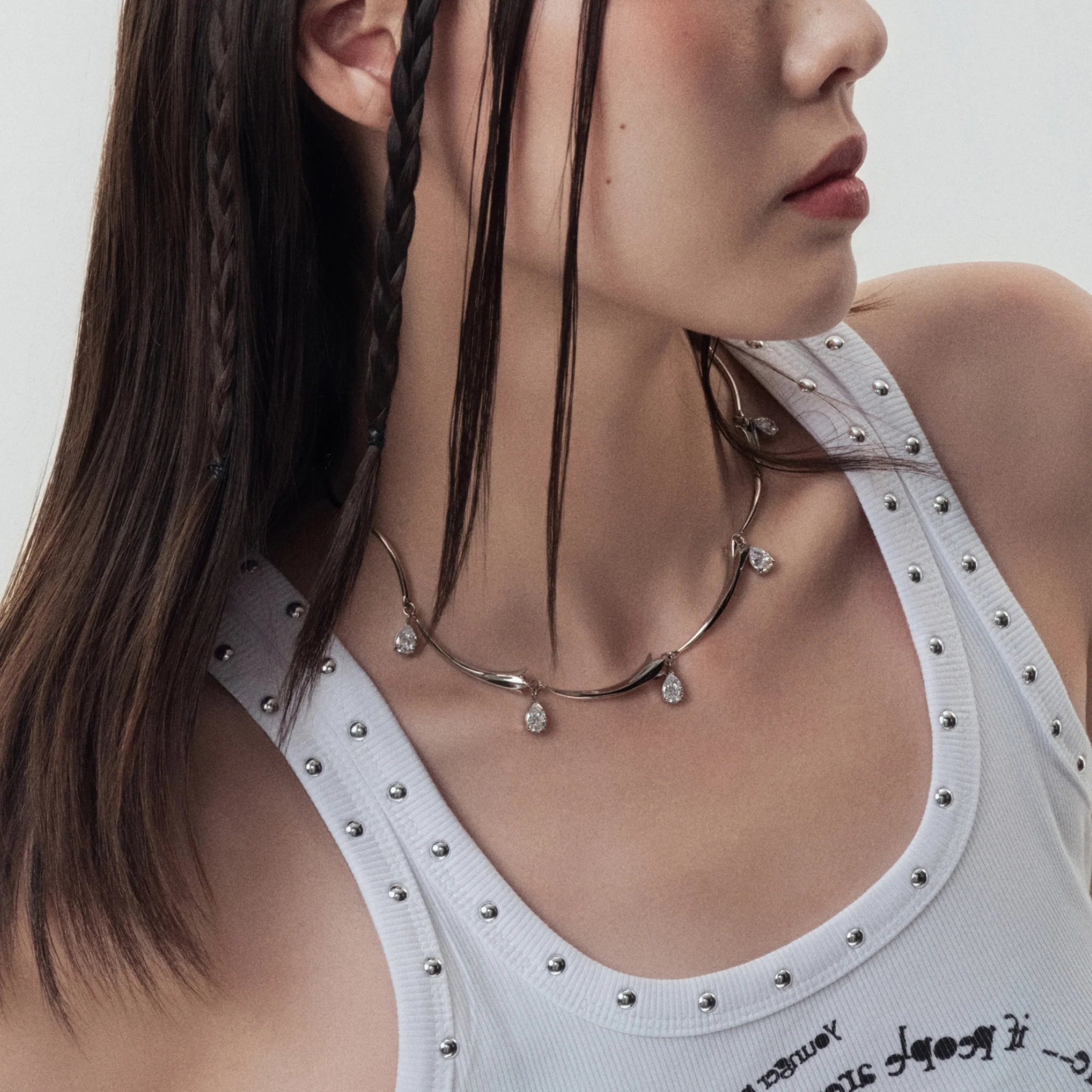 Petal Panel Necklace - Image 4