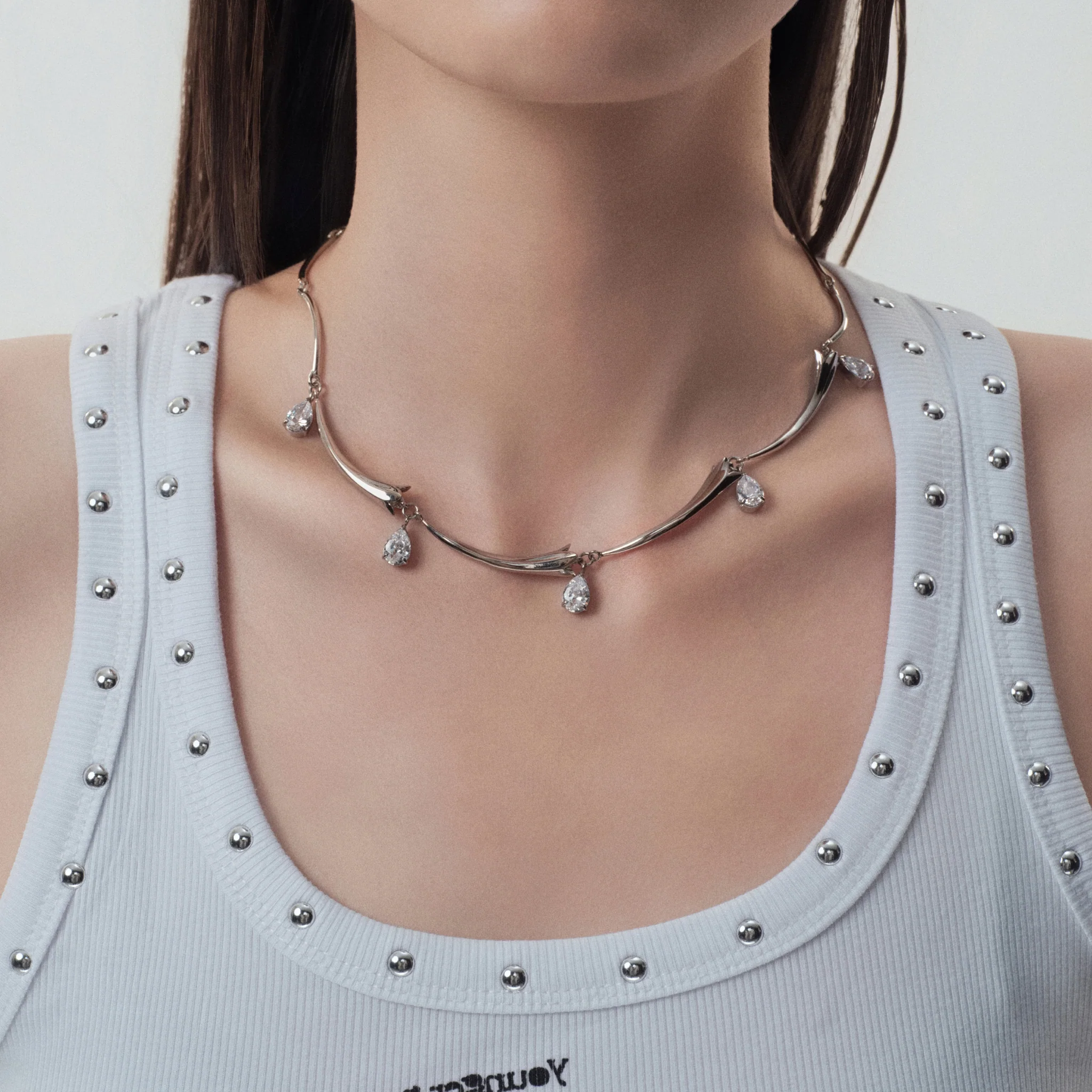Petal Panel Necklace - Image 6