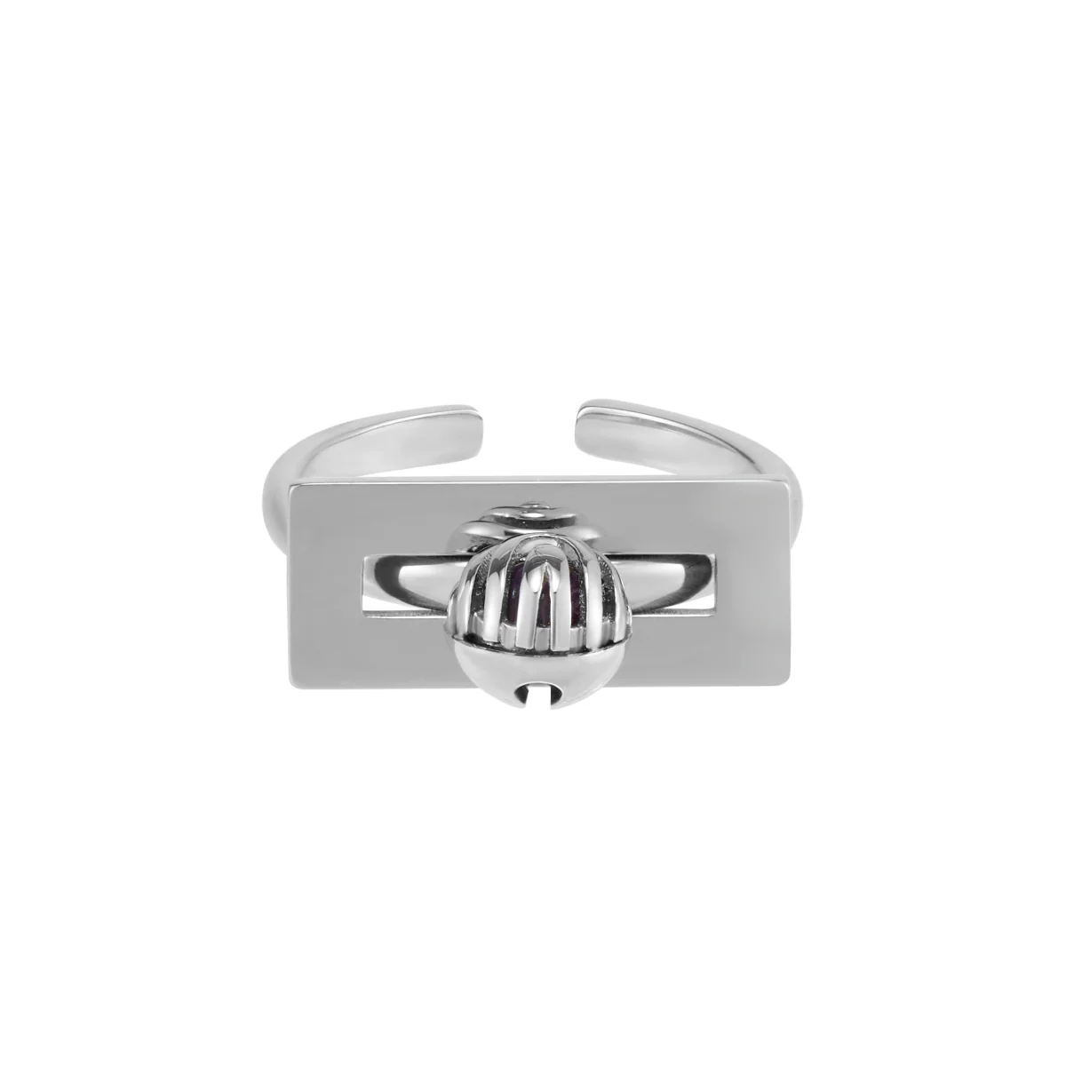 Planet Calling Jingle Bell Amethyst Ring - Image 3