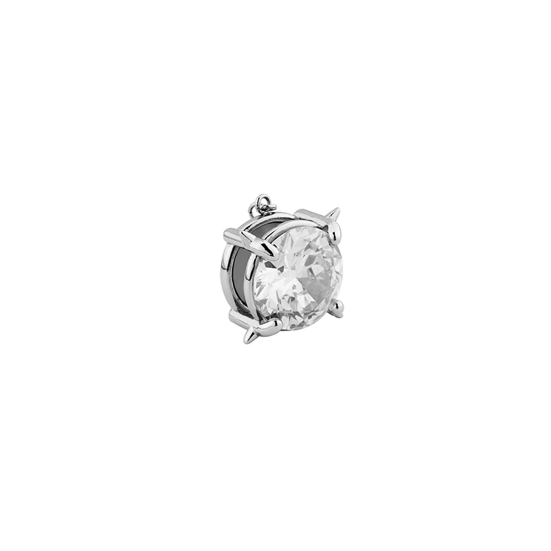 POSE Silver Crystal Chain Necklace - Image 6