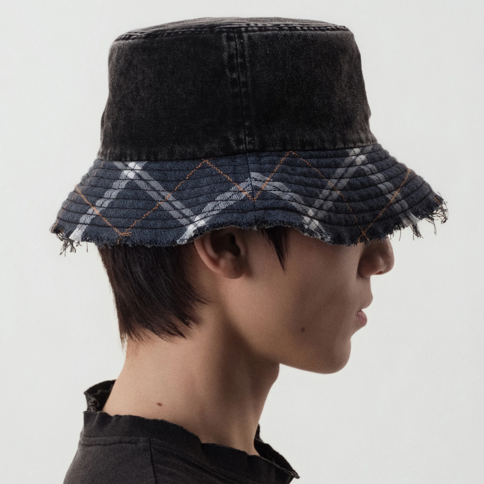 Prom Emblem Plaid Bucket Hat - Image 4