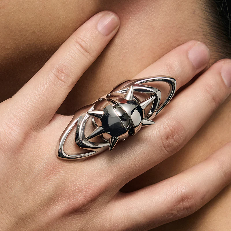 Punk Eye Armor Ring - Image 3