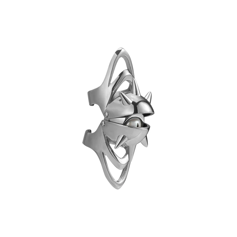 Punk Eye Armor Ring - Image 4