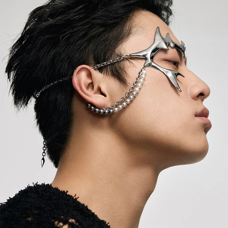 Punk Eye Metal Face Jewelry - Image 5