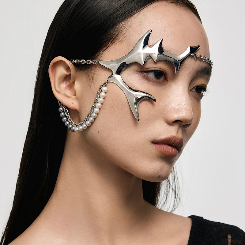 Punk Eye Metal Face Jewelry - Image 6
