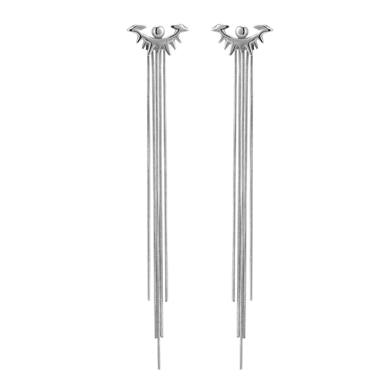 Punk Eye Tassel Earrings