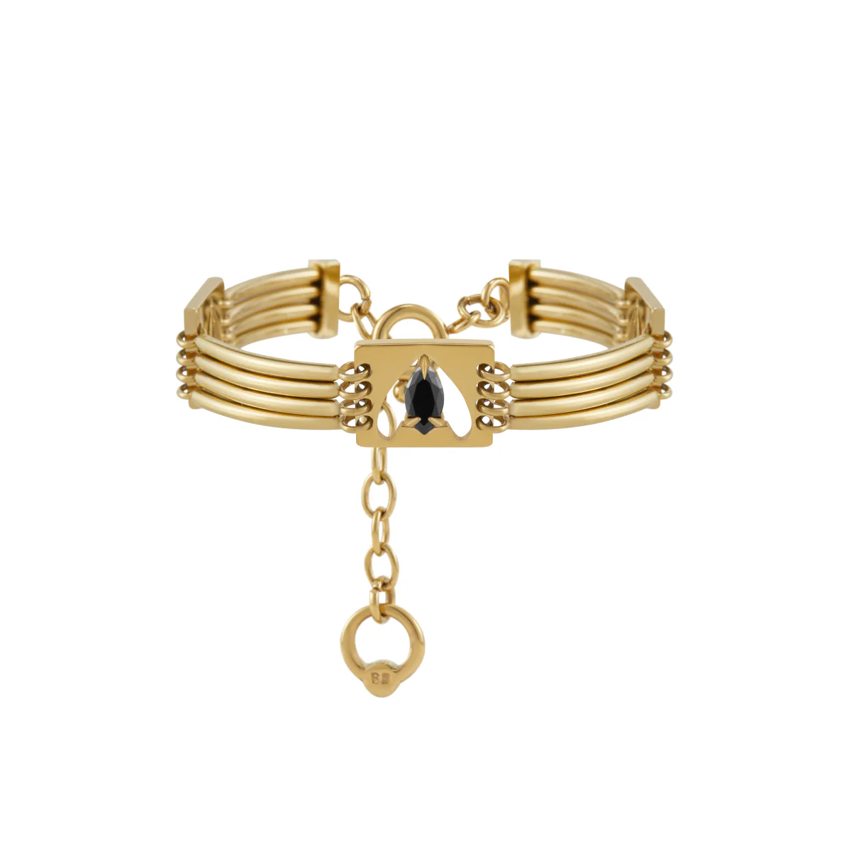 Punk Moth Coiled Rigid Bracelet - Image 3